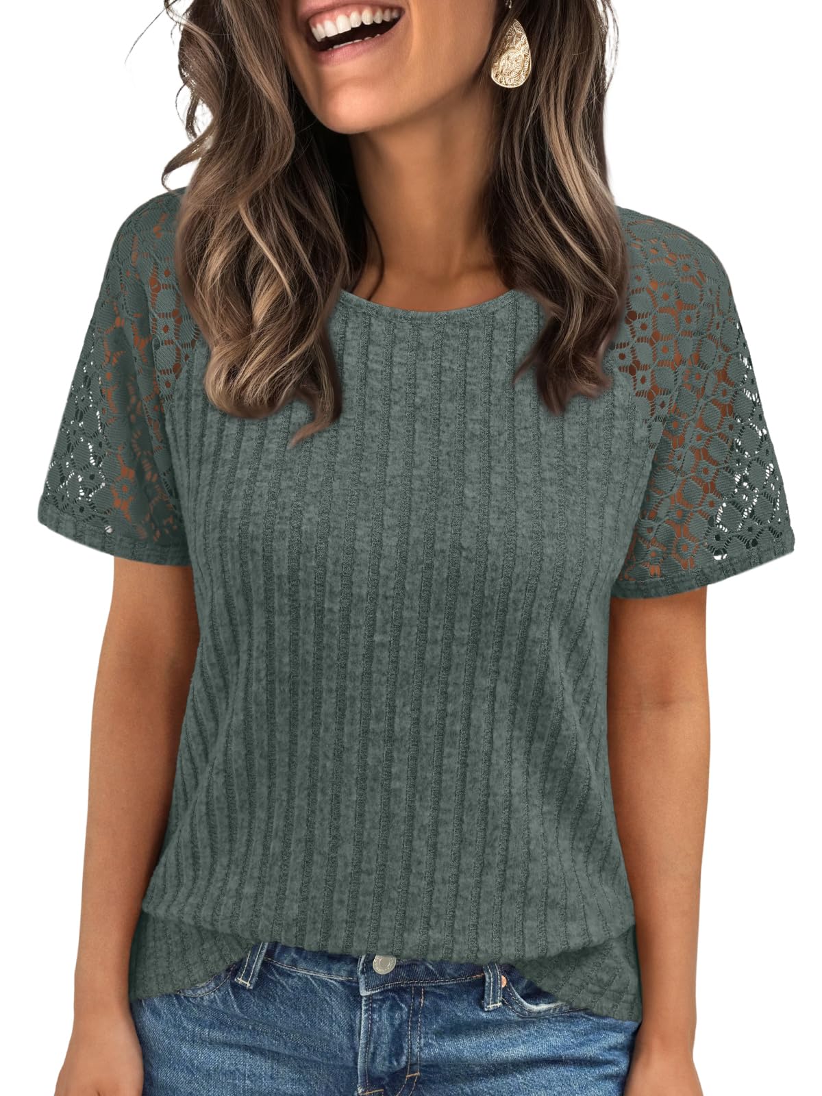 AUTOMET Business Short Sleeve Sweater for Women
| AUTOMET Casual Dressy Women's Tunic Summer Tops
| AUTOMET Women's Tre